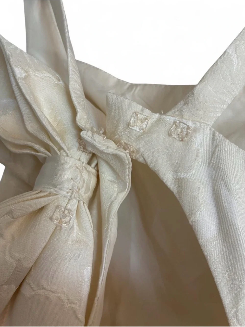 Azazie flower girl formal dress size 12 years off white
